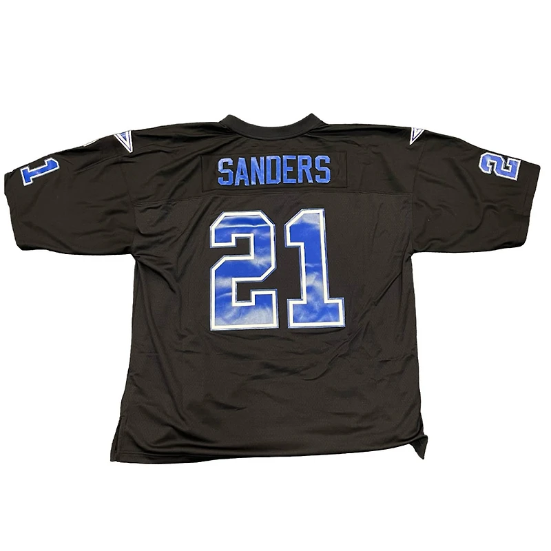 Dallas Cowboys Deion Sanders 1995 Mitchell & Ness Black Bo Tonal Legacy Jersey