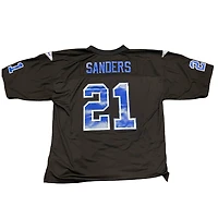Dallas Cowboys Deion Sanders 1995 Mitchell & Ness Black Bo Tonal Legacy Jersey