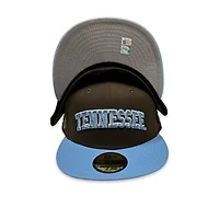 Tennessee Volunteers Brown Two Tone 75 Years Patch Gray UV New Era 59FIFTY Fitted Hat