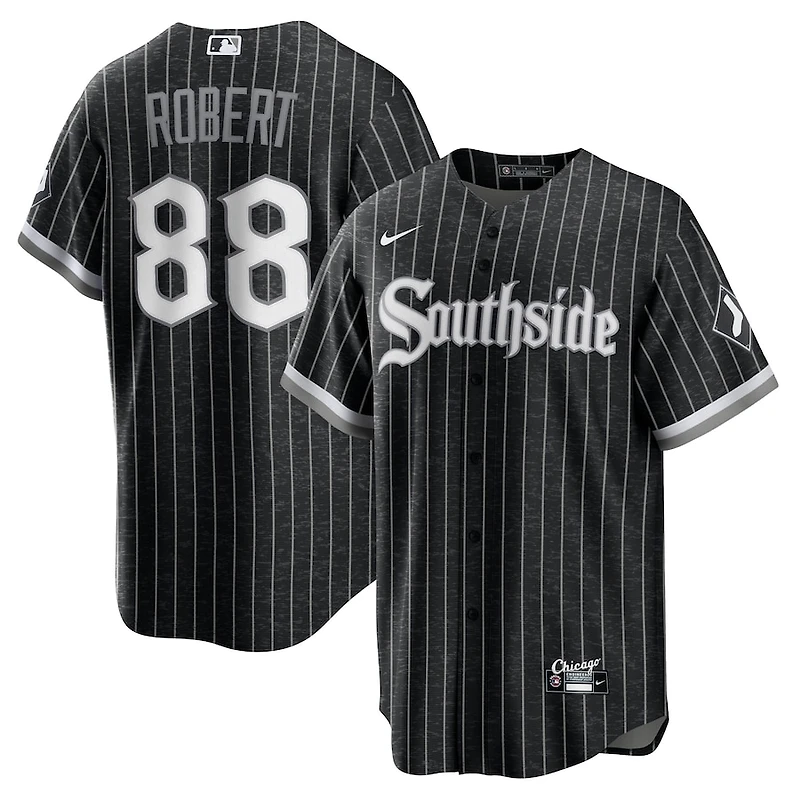 Chicago White Sox Luis Robert Black City Connect Nike Jersey