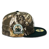 Seattle Mariners 805 Real Tree Pack 30th Patch Gray UV 59FIFTY Fitted Hat