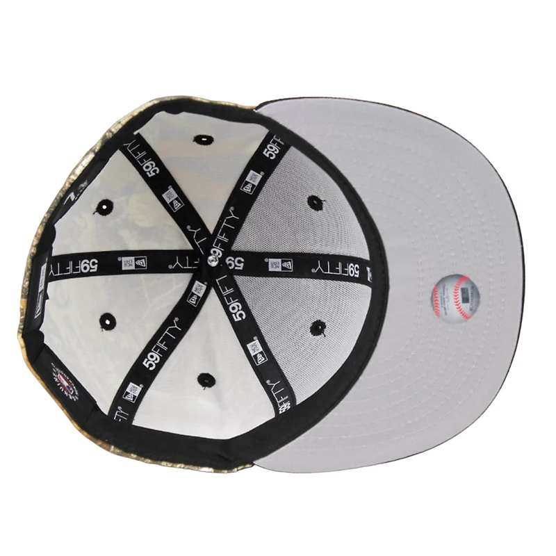 Los Angeles Dodgers 805 Real Tree Pack MLB Side Patch Gray UV 59FIFTY Fitted Hat