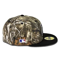 Los Angeles Dodgers 805 Real Tree Pack MLB Side Patch Gray UV 59FIFTY Fitted Hat