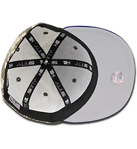 Los Angeles Dodgers Script 805 Real Tree Pack MLB Side Patch Gray UV 59FIFTY Fitted Hat