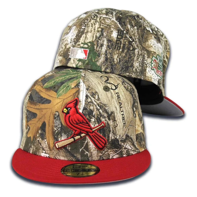 St. Louis Cardinals 805 Real Tree Pack 2011 WS Patch Gray UV 59FIFTY Fitted Hat