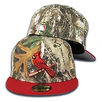 St. Louis Cardinals 805 Real Tree Pack 2011 WS Patch Gray UV 59FIFTY Fitted Hat