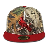 St. Louis Cardinals 805 Real Tree Pack 2011 WS Patch Gray UV 59FIFTY Fitted Hat