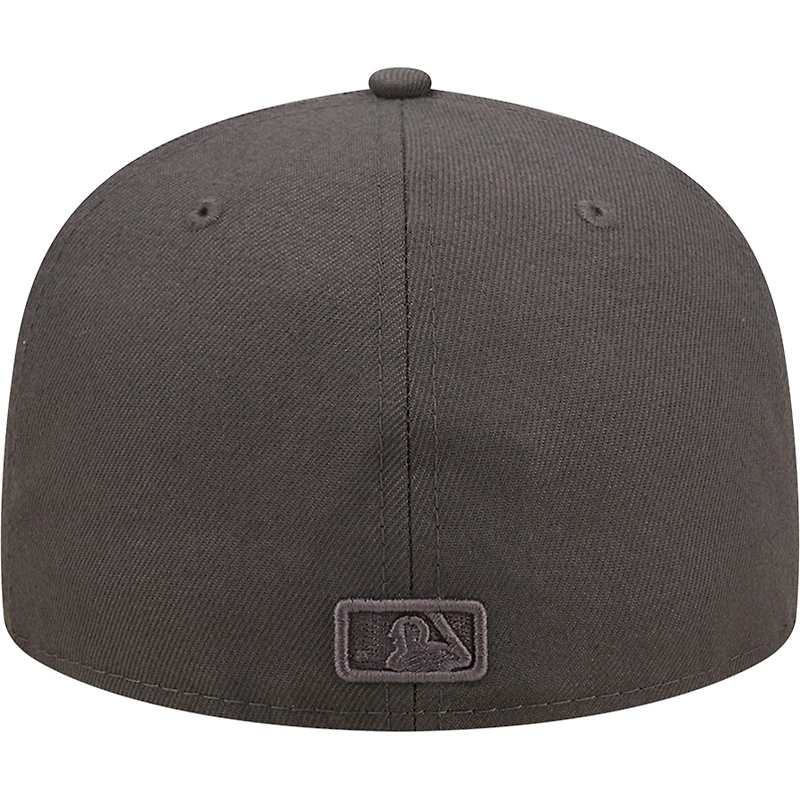 St. Louis Cardinals Black on Basic STL Gray UV New Era 59FIFTY Fitted Hat