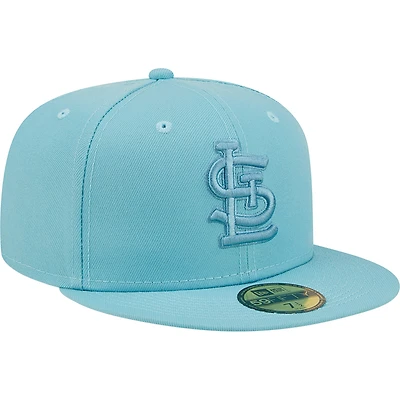 St. Louis Cardinals All Baby Blue Basic STL Gray UV New Era 59FIFTY Fitted Hat