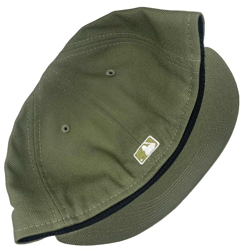 St. Louis Cardinals Army Green and White Basic STL UV New Era 59FIFTY Fitted Hat