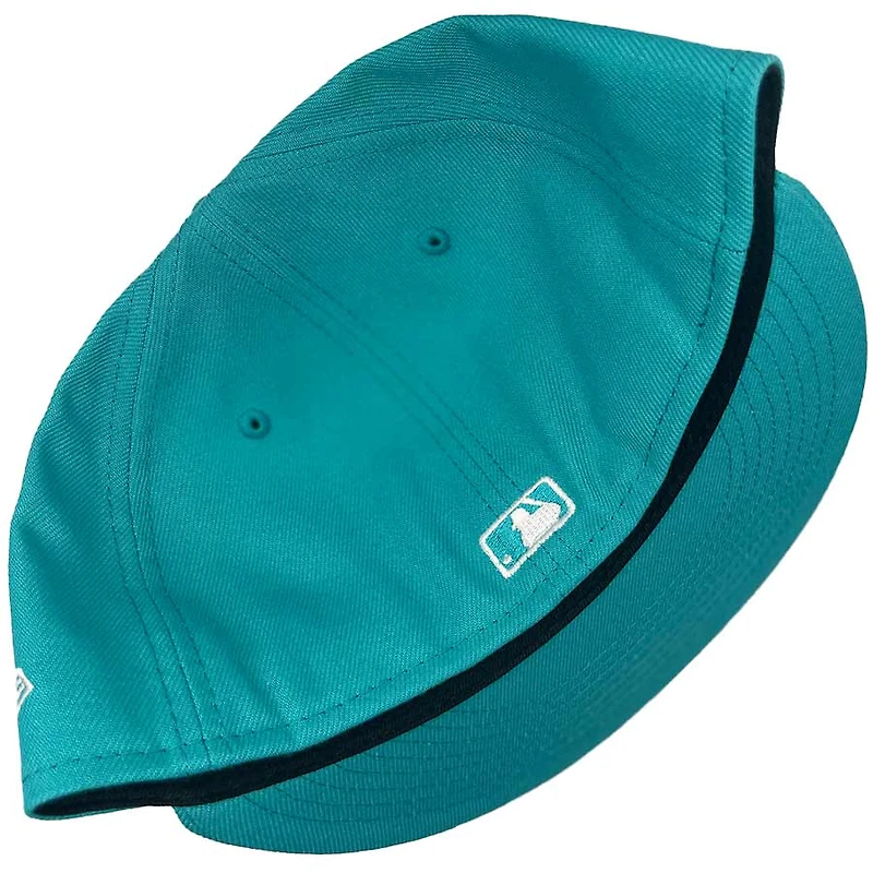 St. Louis Cardinals Teal and White Basic STL UV New Era 59FIFTY Fitted Hat