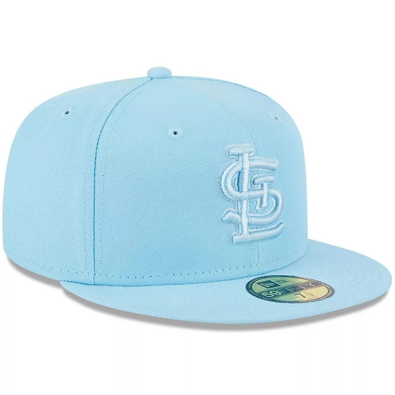 St. Louis Cardinals All Icy Blue Basic STL Gray UV New Era 59FIFTY Fitted Hat