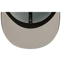 St. Louis Cardinals Light Blue and Black Basic STL Gray UV New Era 59FIFTY Fitted Hat