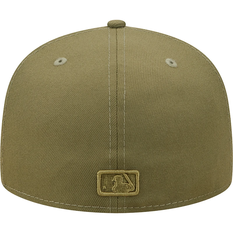 St. Louis Cardinals Olive Green and White Basic STL UV New Era 59FIFTY Fitted Hat