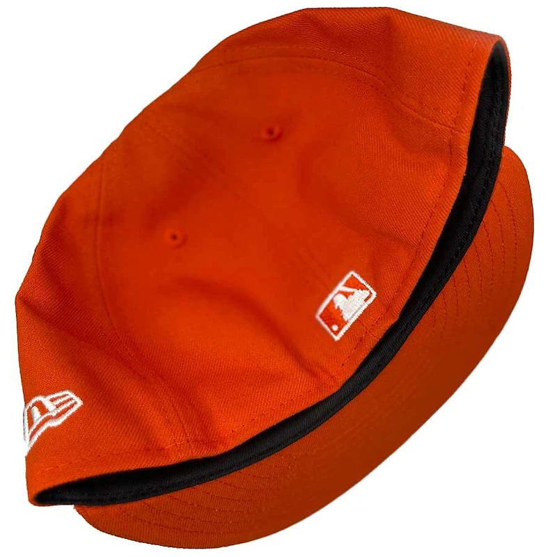 St. Louis Cardinals Orange and White Basic STL UV New Era 59FIFTY Fitted Hat
