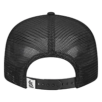 St. Louis Cardinals Mesh Black and White Basic STL Gray UV New Era 9FIFTY Snapback Hat