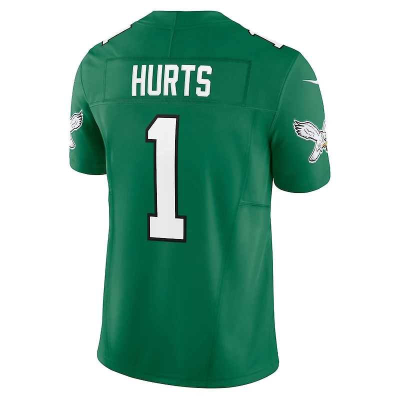 Philadelphia Eagles Jalen Hurts Alternate Kelly Green Nike Vapor F.U.S.E Limited Jersey