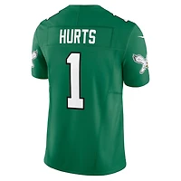 Philadelphia Eagles Jalen Hurts Alternate Kelly Green Nike Vapor F.U.S.E Limited Jersey