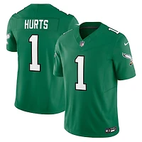 Philadelphia Eagles Jalen Hurts Alternate Kelly Green Nike Vapor F.U.S.E Limited Jersey