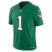Philadelphia Eagles Jalen Hurts Alternate Kelly Green Nike Vapor F.U.S.E Limited Jersey