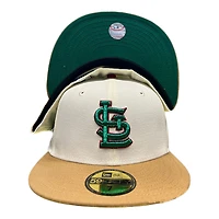 St. Louis Cardinals Chrome Two Tone Busch Stadium Patch Green UV New Era 59FIFTY Fitted Hat