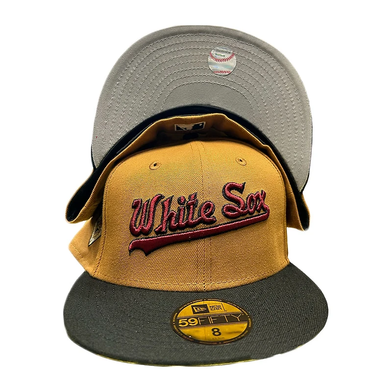 Chicago White Sox Toasted Peanut Two Tone 1950 ASG Patch Gray UV New Era 59FIFTY Fitted Hat