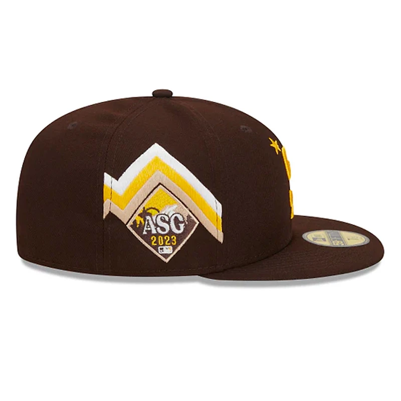 San Diego Padres Brown 2023 MLB All-Star Game Workout New Era 59FIFTY Fitted Hat