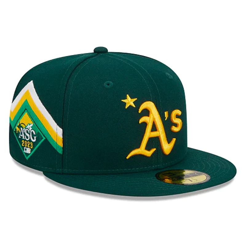 Oakland Athletics Green 2023 MLB All-Star Game Workout New Era 59FIFTY Fitted Hat