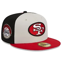 San Francisco 49ers 2023 NFL Sideline Historic Logo New Era 59FIFTY Fitted Hat
