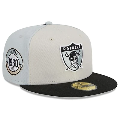 Las Vegas Raiders 2023 NFL Sideline Historic Logo New Era 59FIFTY Fitted Hat