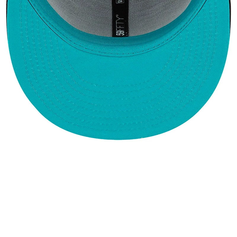 San Francisco Giants Black Polar Lights 2012 WS Patch Teal UV New Era 59FIFTY Fitted Hat