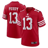 San Francisco 49ers Brock Purdy Scarlet Red Nike Game Jersey