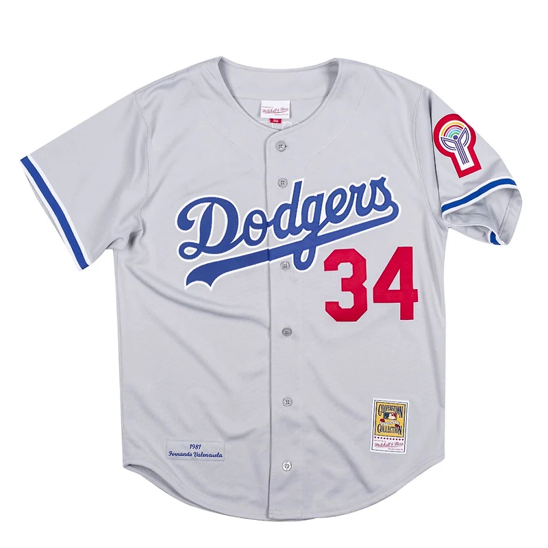 Los Angeles Dodgers Fernando Valenzuela 1981 Authentic Mitchell & Ness Jersey
