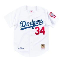 Los Angeles Dodgers Fernando Valenzuela 1981 Authentic Mitchell & Ness White Jersey