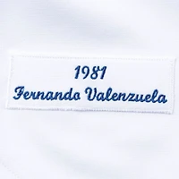 Los Angeles Dodgers Fernando Valenzuela 1981 Authentic Mitchell & Ness White Jersey