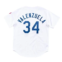 Los Angeles Dodgers Fernando Valenzuela 1981 Authentic Mitchell & Ness White Jersey