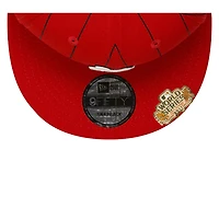 St. Louis Cardinals Red Pinstripe Visor Clip 9FIFTY Snapback