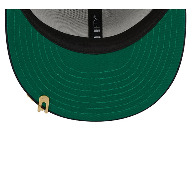 Chicago White Sox Black Pinstripe Visor Clip 9FIFTY Snapback