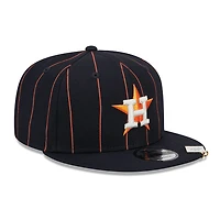 Houston Astros Navy Pinstripe Visor Clip 9FIFTY Snapback