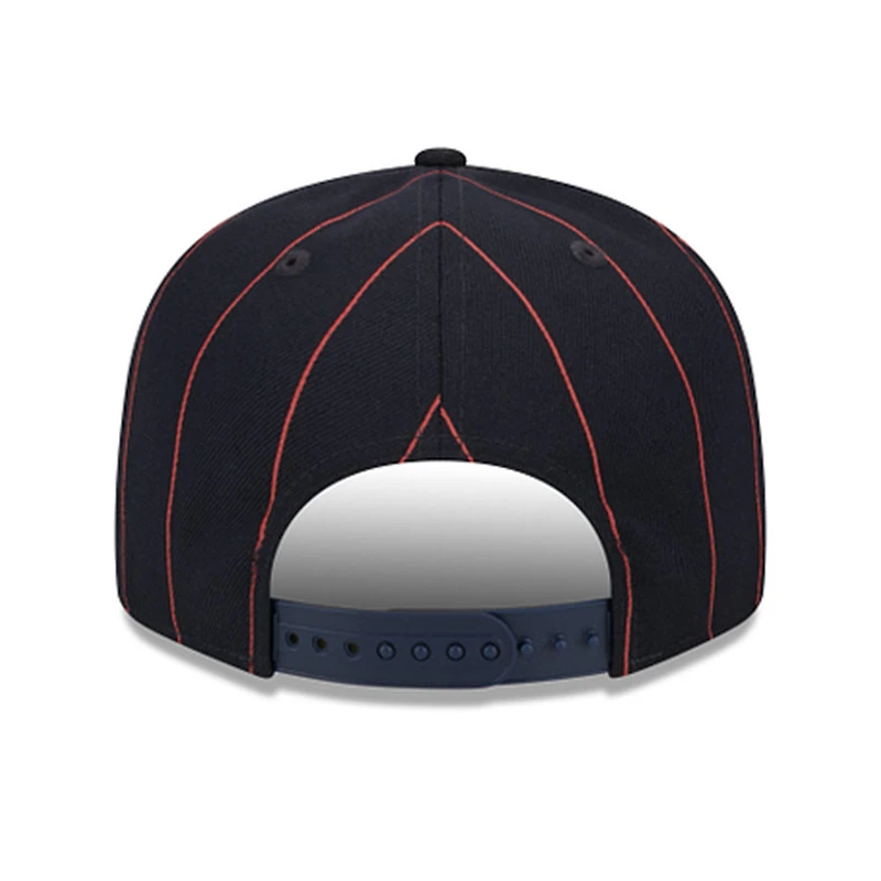 Houston Astros Navy Pinstripe Visor Clip 9FIFTY Snapback