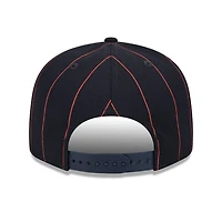 Houston Astros Navy Pinstripe Visor Clip 9FIFTY Snapback
