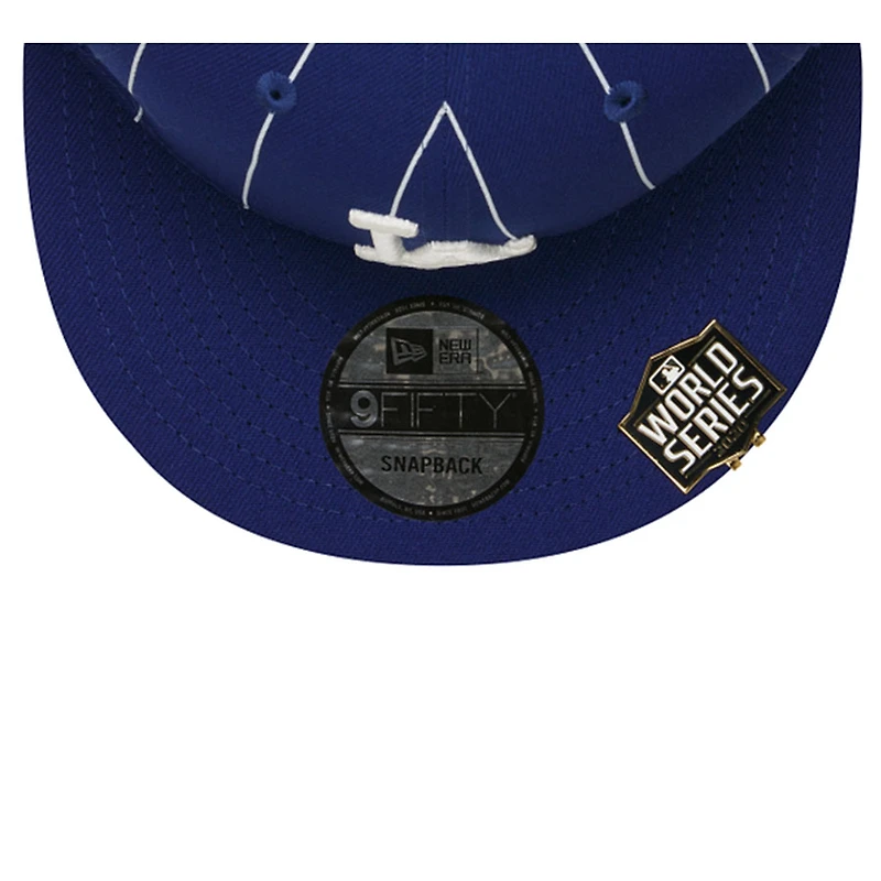 Los Angeles Dodgers Blue Pinstripe Visor Clip 9FIFTY Snapback