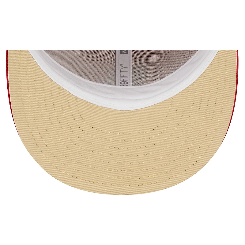 St. Louis Cardinals Red Metallic Gradiant New Era 59FIFTY Fitted Hat