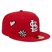 St. Louis Cardinals Red Sunlight Pop New Era 59FIFTY Fitted Hat