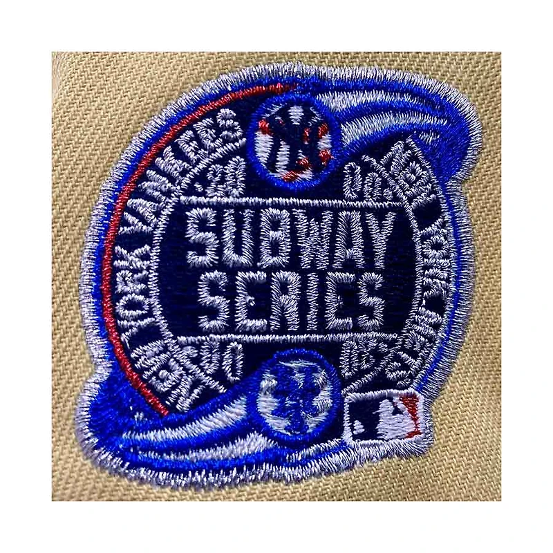 New York Mets Vegas Gold and Navy FHM Pack Subway Series Patch Gray UV Era 59Fifty Fitted Hat