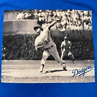 Los Angeles Dodgers Royal Blue Fernando Valenzuela Mitchell & Ness Photo T-Shirt