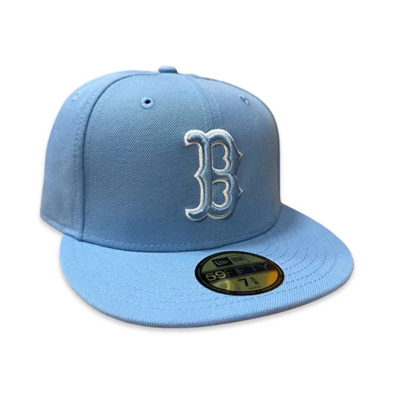 Boston Red Sox Sky Blue Basic Gray UV 59FIFTY Fitted Hat