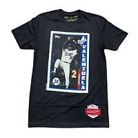 Los Angeles Dodgers Fernando Valenzuela Black Mitchell & Ness x Topps Baseball Card Shirt