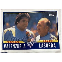 Los Angeles Dodgers Fernando Valenzuela x Tommy Lasorda White Mitchell & Ness Topps Shirt