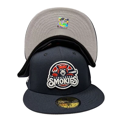 Tennessee Smokies Navy 2012 ASG Patch Gray UV 59FIFTY Fitted Hat